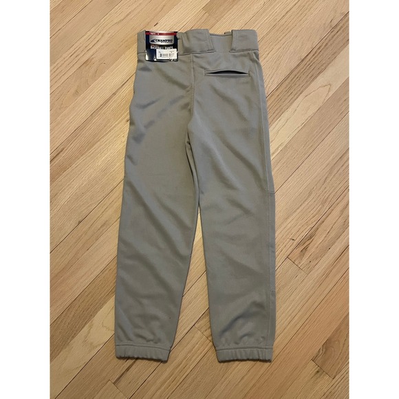 Champro Youth M Gray Belted Baseball Pants BP3 Athletic Performance - Picture 3 of 8